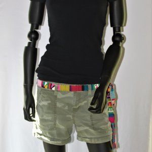 Khaki Camo Green Shorts by So, Size 11